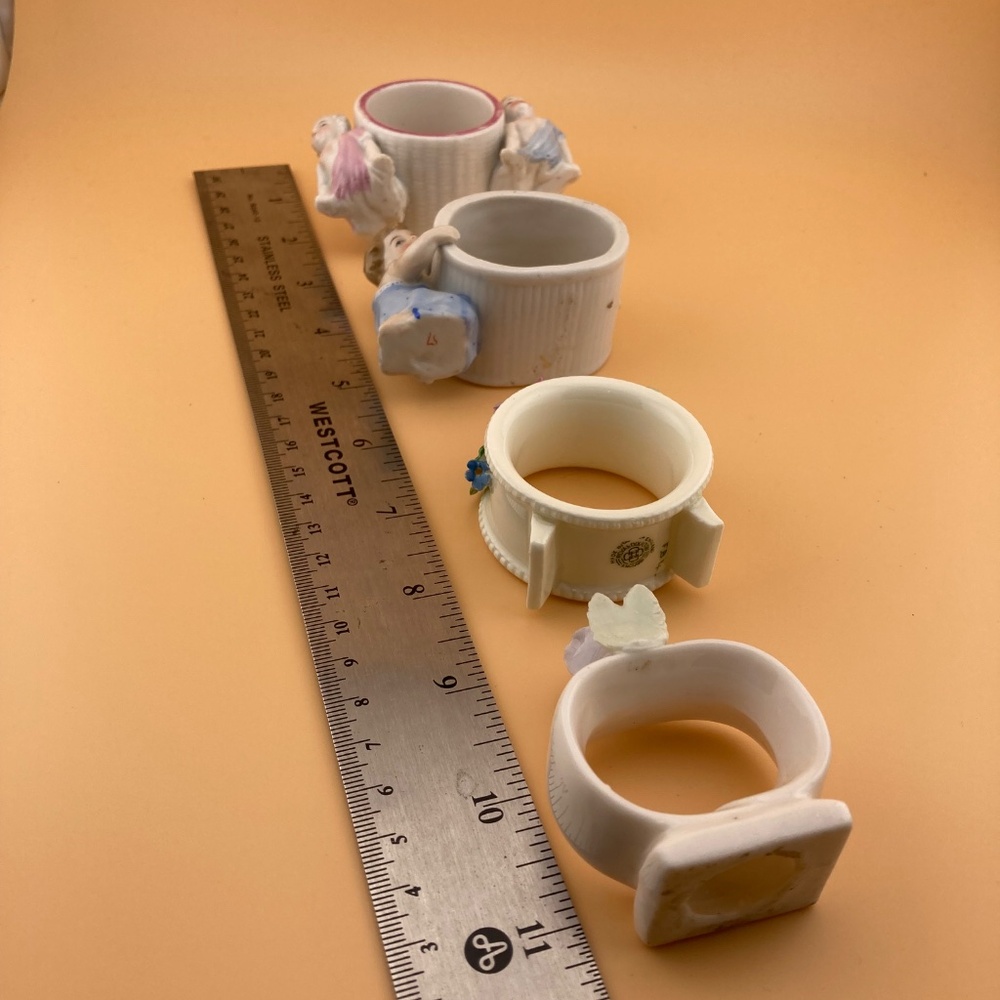 Napkin Rings Bone China Collectible 6 - Picture 16 of 16